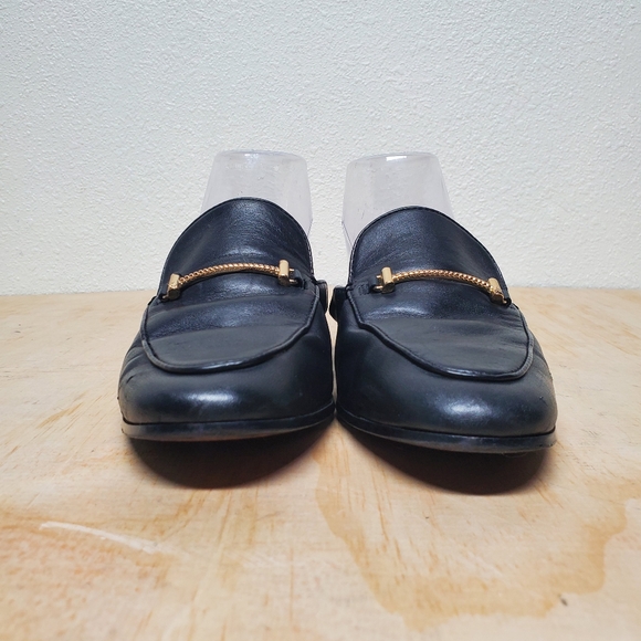 Sam Edelman Black Leather Slip-on Loafers Size 8M - Picture 3 of 10